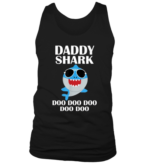 Daddy Shark Doo Doo Doo Fathers Day Tank Top Unisex