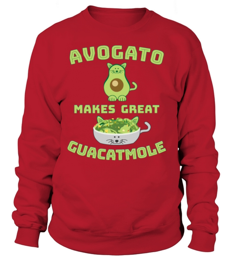 Guacamole funny avocado cat shirt - Avogato Women's Sweatshirt