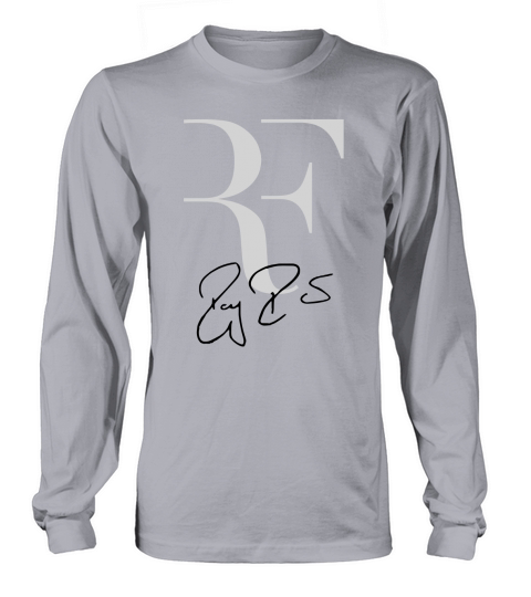 Rf logo roger federer perfect tennis shirt hoodie Long sleeved Unisex