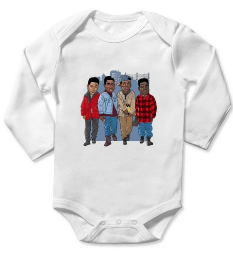 Juice 90s movie Cartoon Long Sleeve Baby One-Piece
