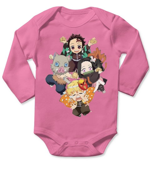 Tanjiro Kamado Demon Long Sleeve Baby One-Piece