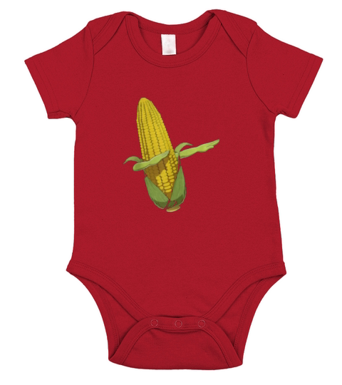 Dabbing Corn Cob Dabbing Cob Of Corn Corns Farmer Short Sleeve Baby One-Piece