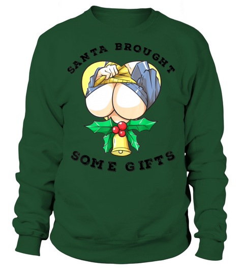 Anime Otaku Lewd Hentai Boobs Xmas Tits Ahegao Women's Sweatshirt