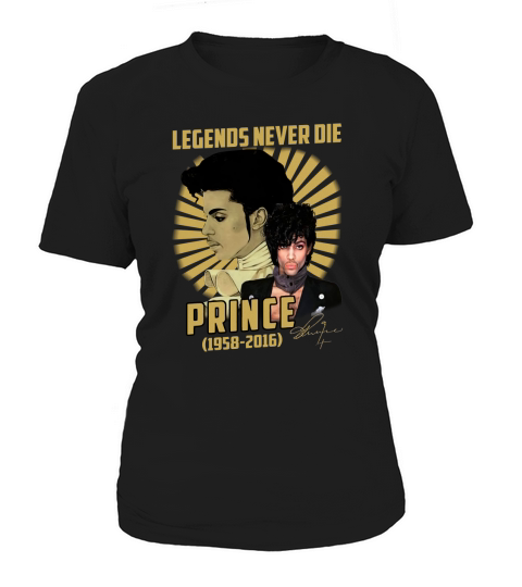 Legends never die Prince 1958-2016 signature shirt Women's T-Shirt