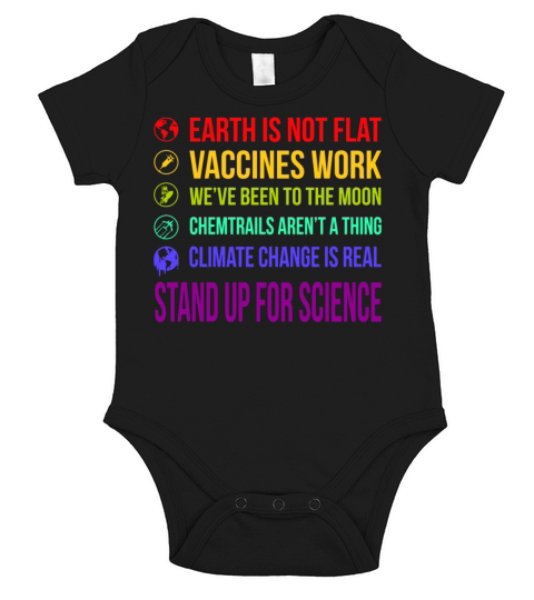 Stand up for science shirt Short Sleeve Baby One-Piece