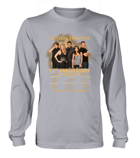 General Hospital 57th anniversary 1963 2020 thank you for the memories Long sleeved Unisex