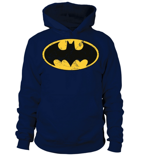 DC Comics Batman Logo Used Look Women's Hoodie