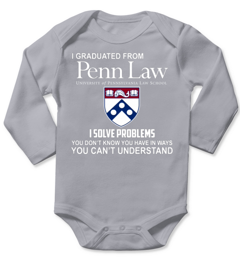 University of Pennsylvania Law School Long Sleeve Baby One-Piece