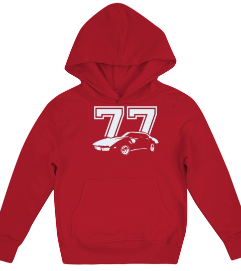 1977 CHEVROLET CORVETTE Kids Hoodie