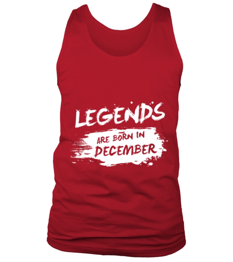 Legends are born in December Men's Tank Top