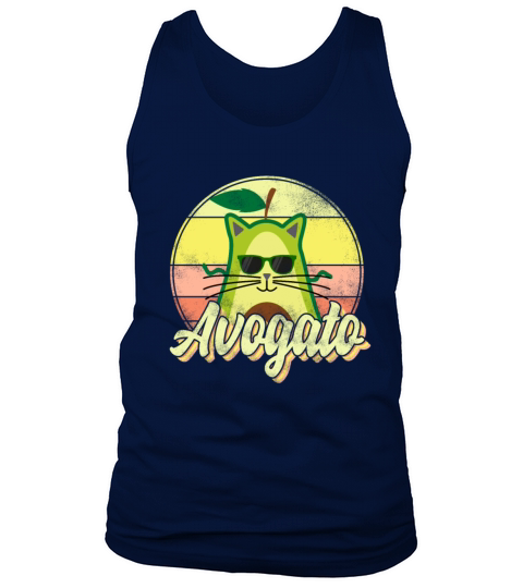 Cinco De Mayo Meow Avogato Cute Cat Avocado Men's Tank Top