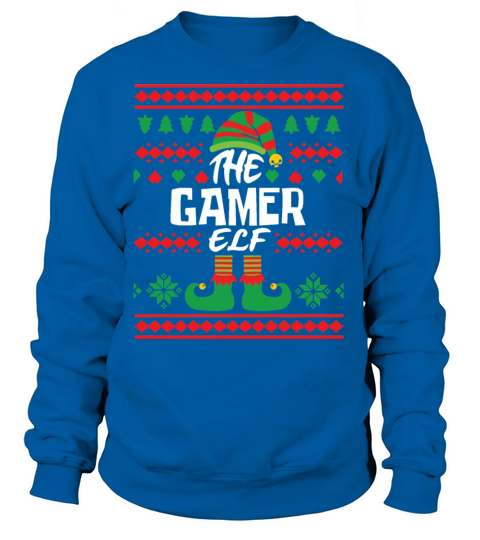 The Gamer Elf Funny ugly christmas gift Essenti Women's Sweatshirt