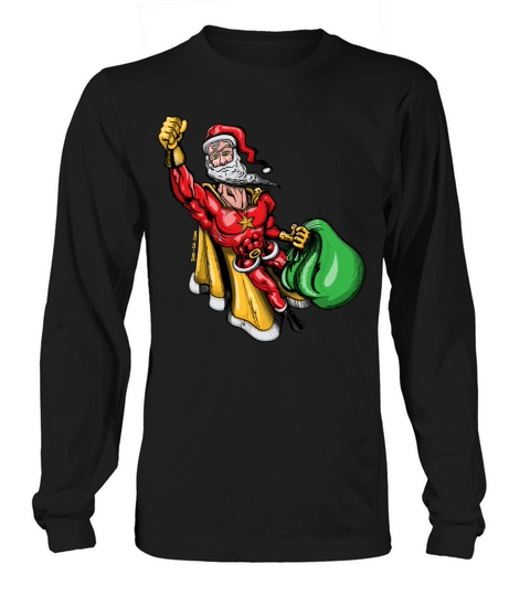 Super Santa Claus Men's Long Sleeve
