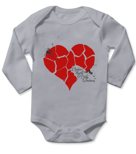 Broken Hearts and Dirty Windows Long Sleeve Baby One-Piece