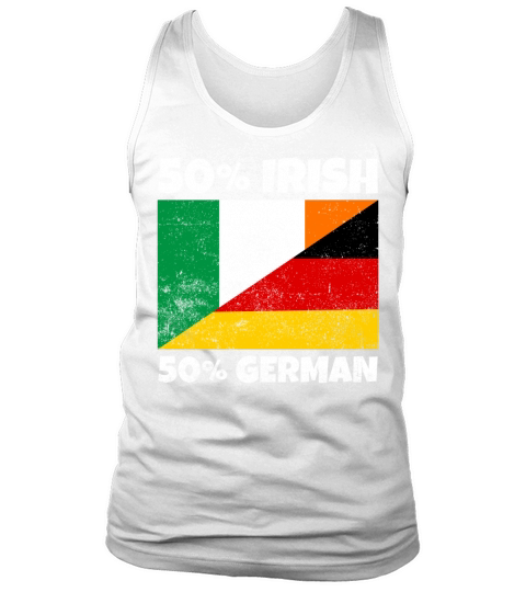 50% Irish 50% German Tank Top Unisex
