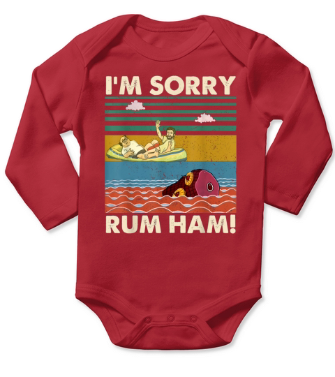 Im Sorry Rum Ham Vintage Sunny in Philadelphia Long Sleeve Baby One-Piece