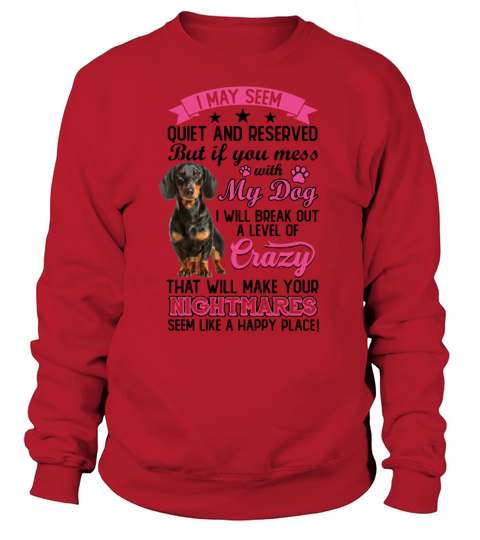 Dachshund Dog Mom Funny Women's Sweatshirt