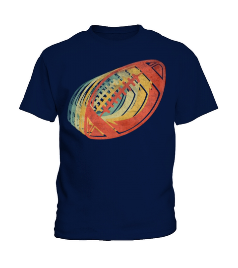 American Football Retro Vintage Color Kids T-Shirt