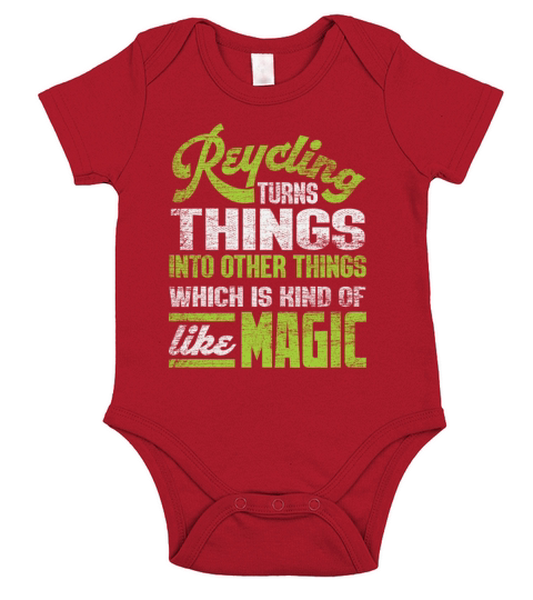 Recycling Short Sleeve Baby One-Piece