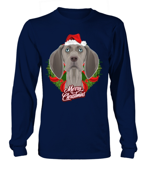 Weimaraner Lover I Merry Christmas Weimaraner Women's Long Sleeve
