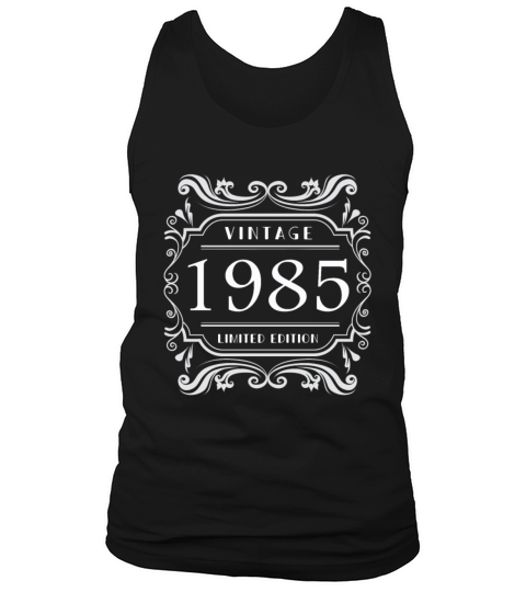 Vintage 1985 Limited Edition Birthday Present Gift Men's Tank Top