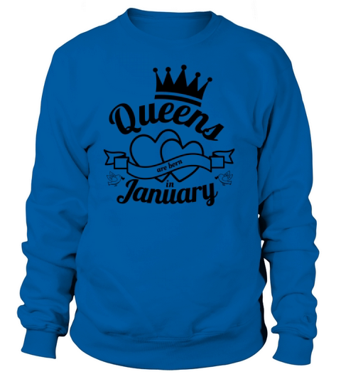 Queens Born In January Women's Sweatshirt