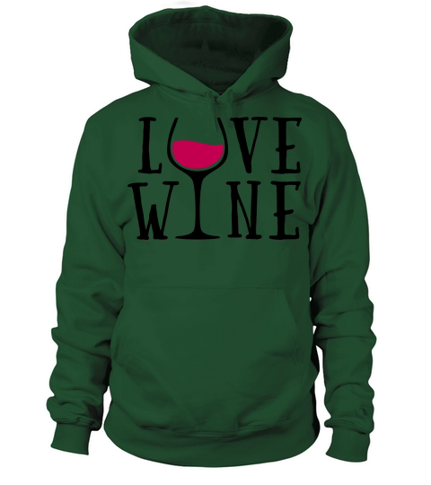 Love Wine Quote Women's Hoodie