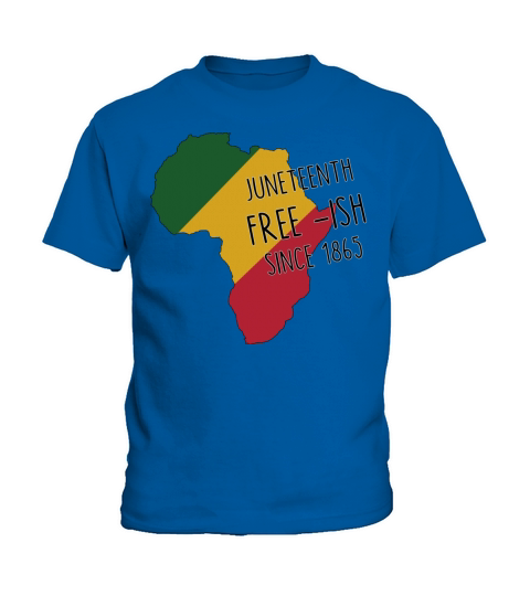 Juneteenth free ish since 1865 shirt Kids T-Shirt