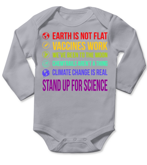 Stand up for science shirt Long Sleeve Baby One-Piece