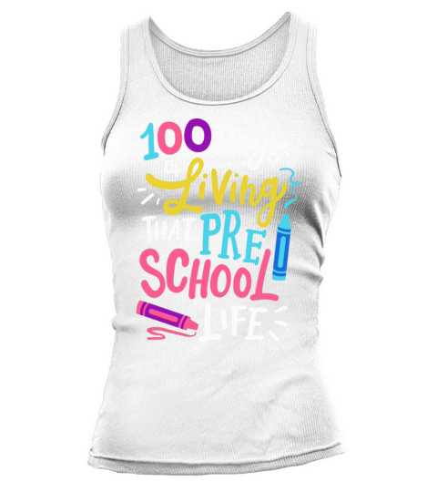 100 Days of School Preschool Women's Tank Top