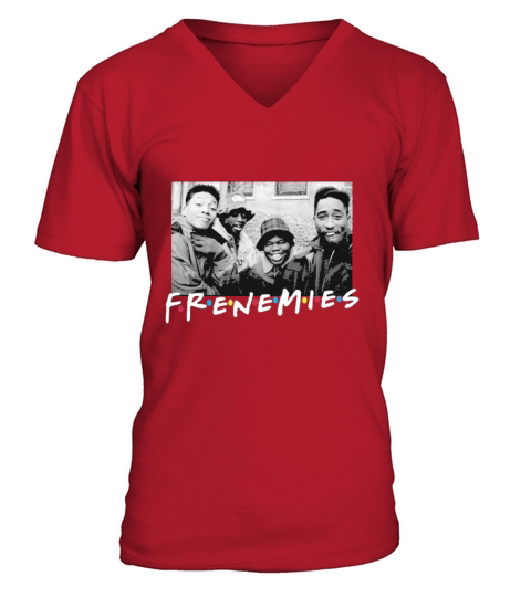 Frenemies Tupac Shakur V-Neck T-shirt