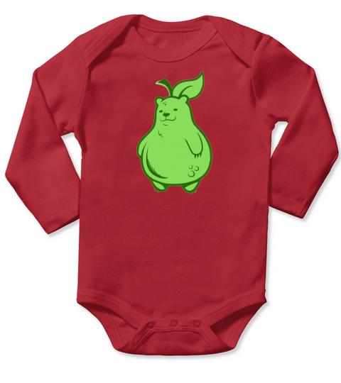 Grizzly Pear Long Sleeve Baby One-Piece