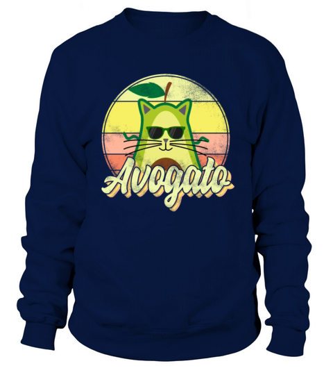 Cinco De Mayo Meow Avogato Cute Cat Avocado Women's Sweatshirt