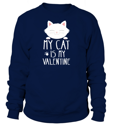 Cute Cat Valentines Day Kitten Kitty Love Gift Women's Sweatshirt
