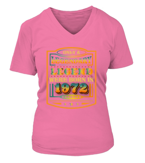 1972 Birthday Year Anniversary 50th Birthday V-neck T-Shirt Woman