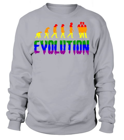 evolution gay pride Women's Sweatshirt