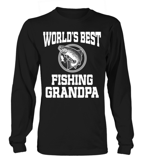 Grandpa Worlds Best Fisherman Women's Long Sleeve