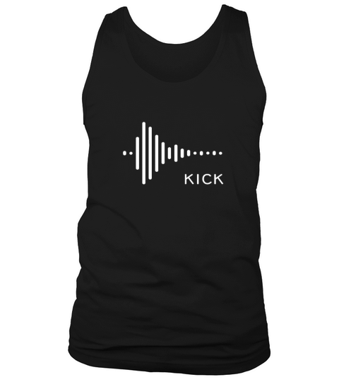 Kick Drum synthesizer Studio Audio Wave Tank Top Unisex