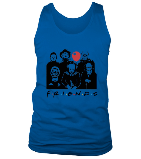Horror character friends Halloween Tank Top Unisex
