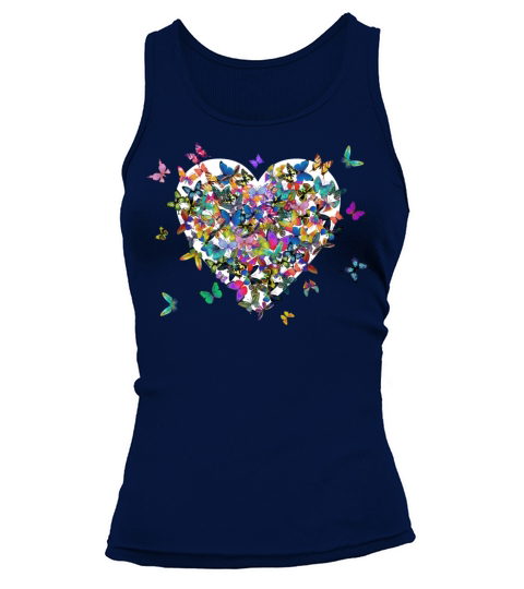 heart and butterflies Women's Tank Top