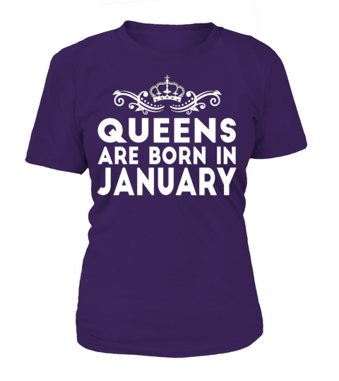QUEENS ARE BORN IN JANUARY Women's T-Shirt