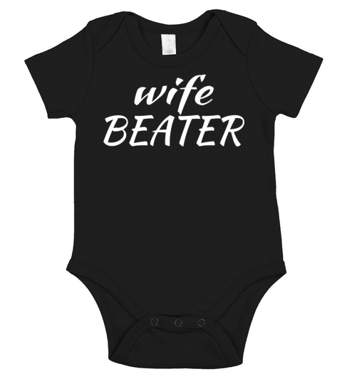 wife beater Short Sleeve Baby One-Piece