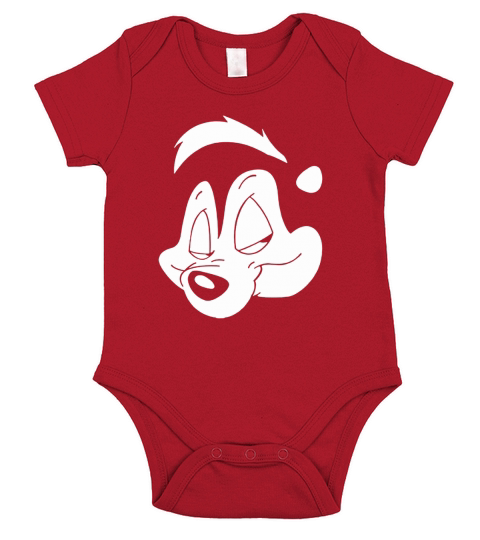 Pepe Le Pew Slash Short Sleeve Baby One-Piece