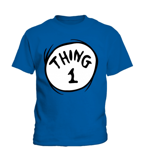 Dr Seuss Thing 1 Kids T-Shirt