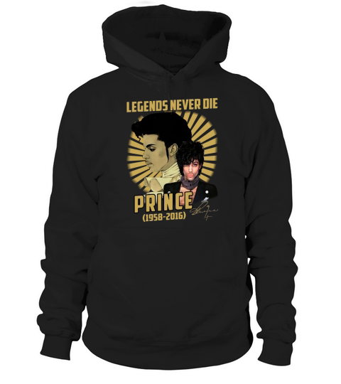 Legends never die Prince 1958-2016 signature shirt Hoodie Unisex