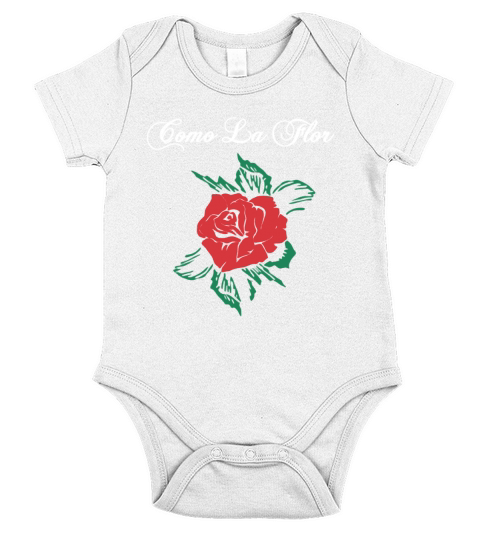 Como La Flor  - Unisex Long Sleeve Short Sleeve Baby One-Piece