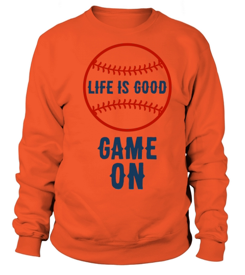 Baseball Quotes & Sayings - Life is Good Game On Women's Sweatshirt