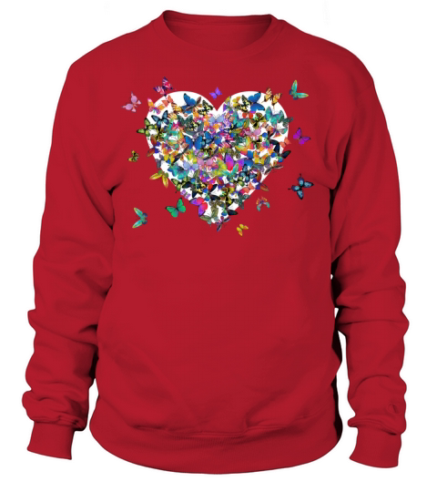 heart and butterflies Women's Sweatshirt