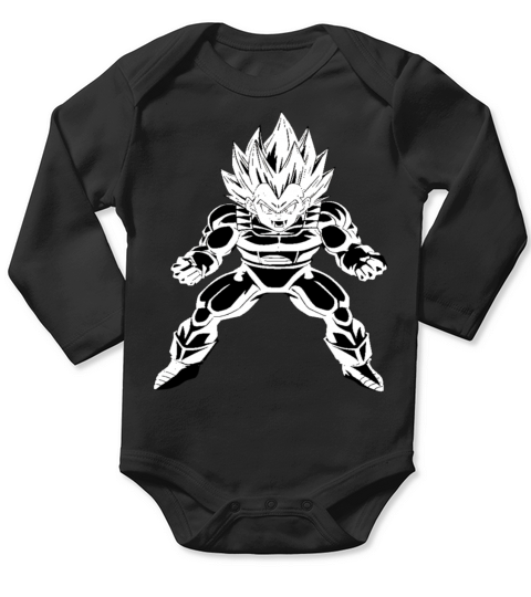 Dragon Ball Z Vegeta Long Sleeve Baby One-Piece