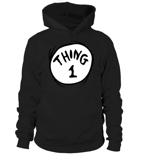 Dr Seuss Thing 1 Hoodie Unisex